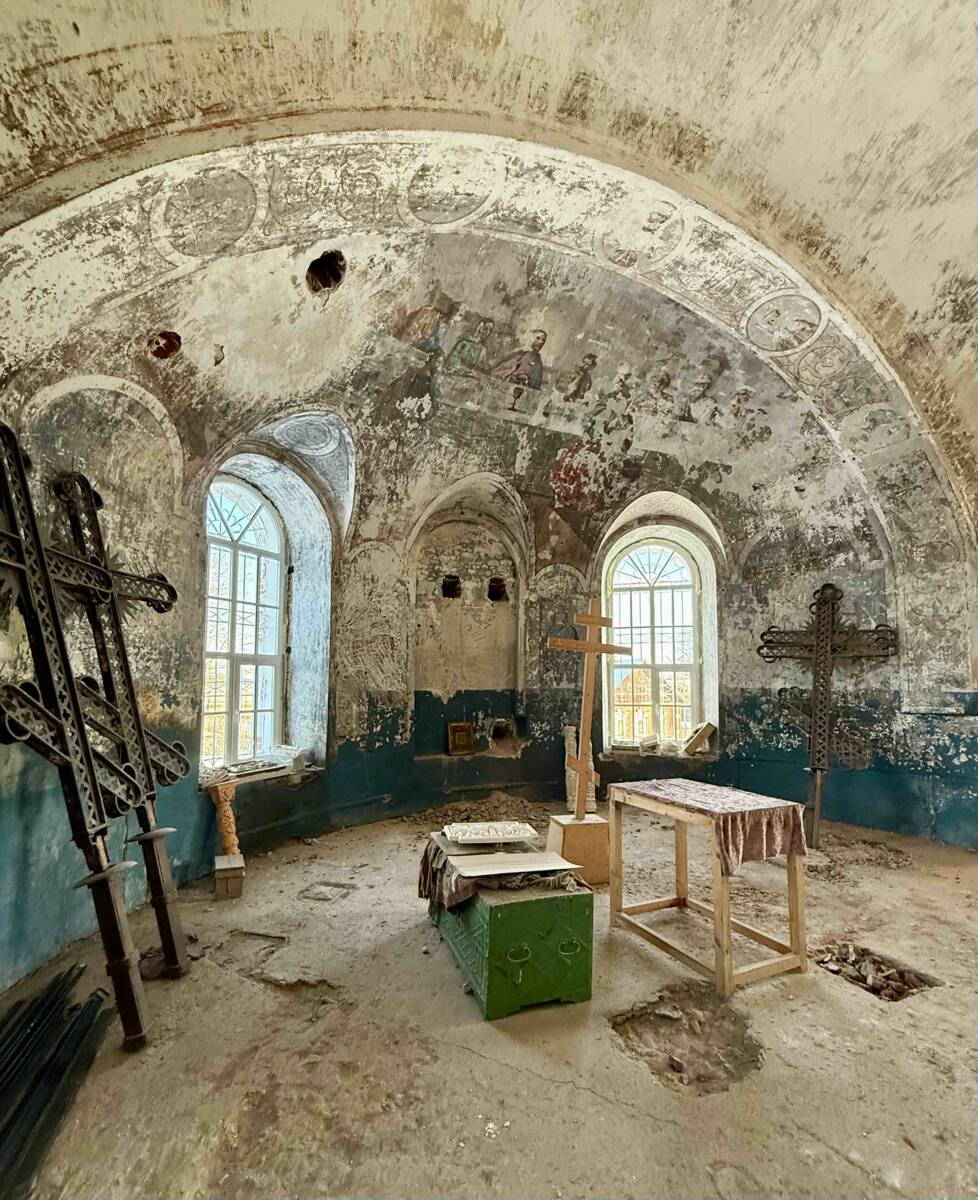 Церковь Троицы Живоначальной в Песьянке, Гатиха (Камешковский район, Владимирская область). интерьер и убранство