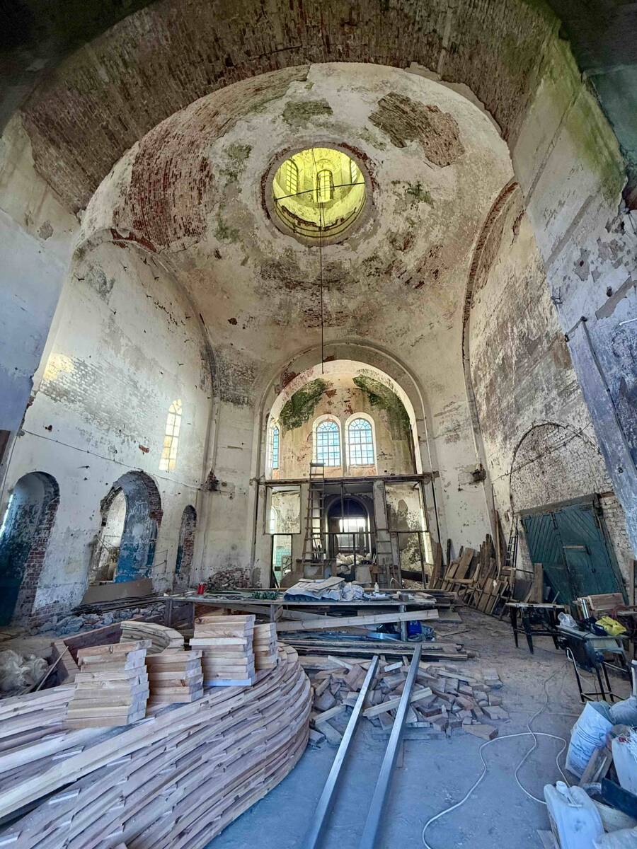 Церковь Троицы Живоначальной в Песьянке, Гатиха (Камешковский район, Владимирская область). интерьер и убранство
