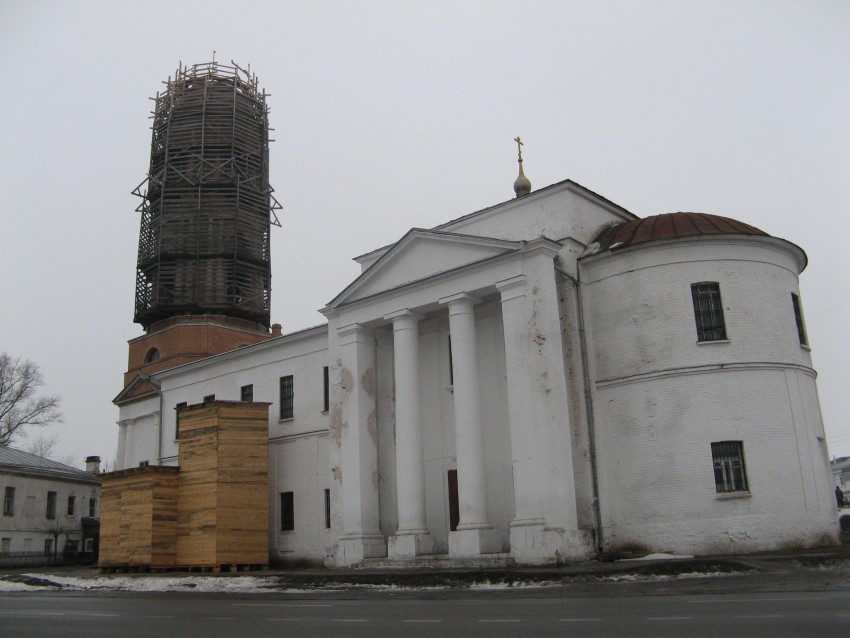 Церковь Иоакима и Анны, Боголюбово (Суздальский район, Владимирская область). документальные фотографии, Восстановление храма продолжается