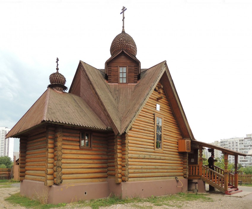 Храм-часовня Сергия Радонежского в Зеленограде, Крюково (Зеленоград (Зеленоградский административный округ, ЗелАО), г. Москва). фасады