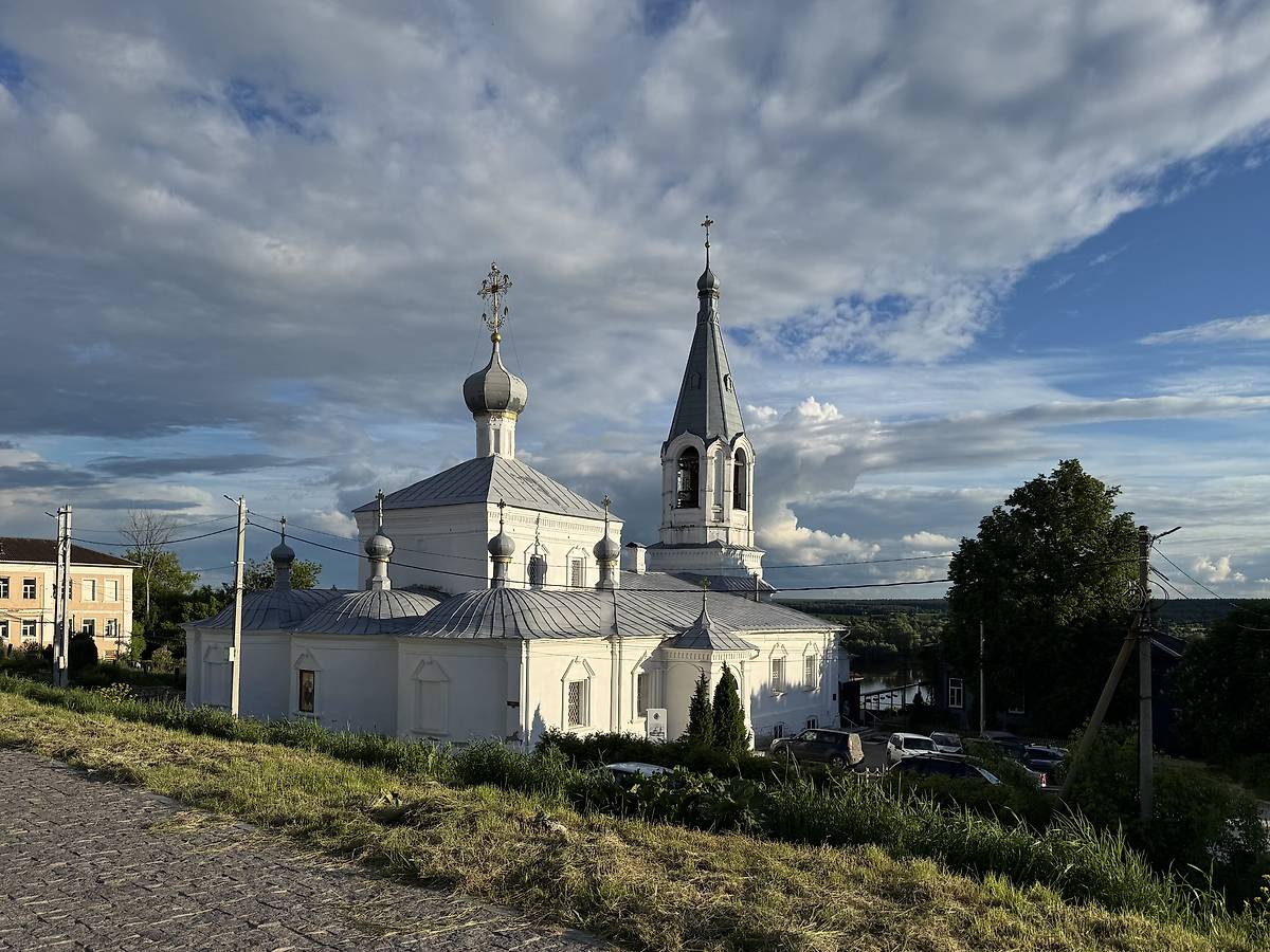 Вид с севера, фасады. Церковь Благовещения Пресвятой Богородицы, Касимов (Касимовский район и г. Касимов, Рязанская область)
