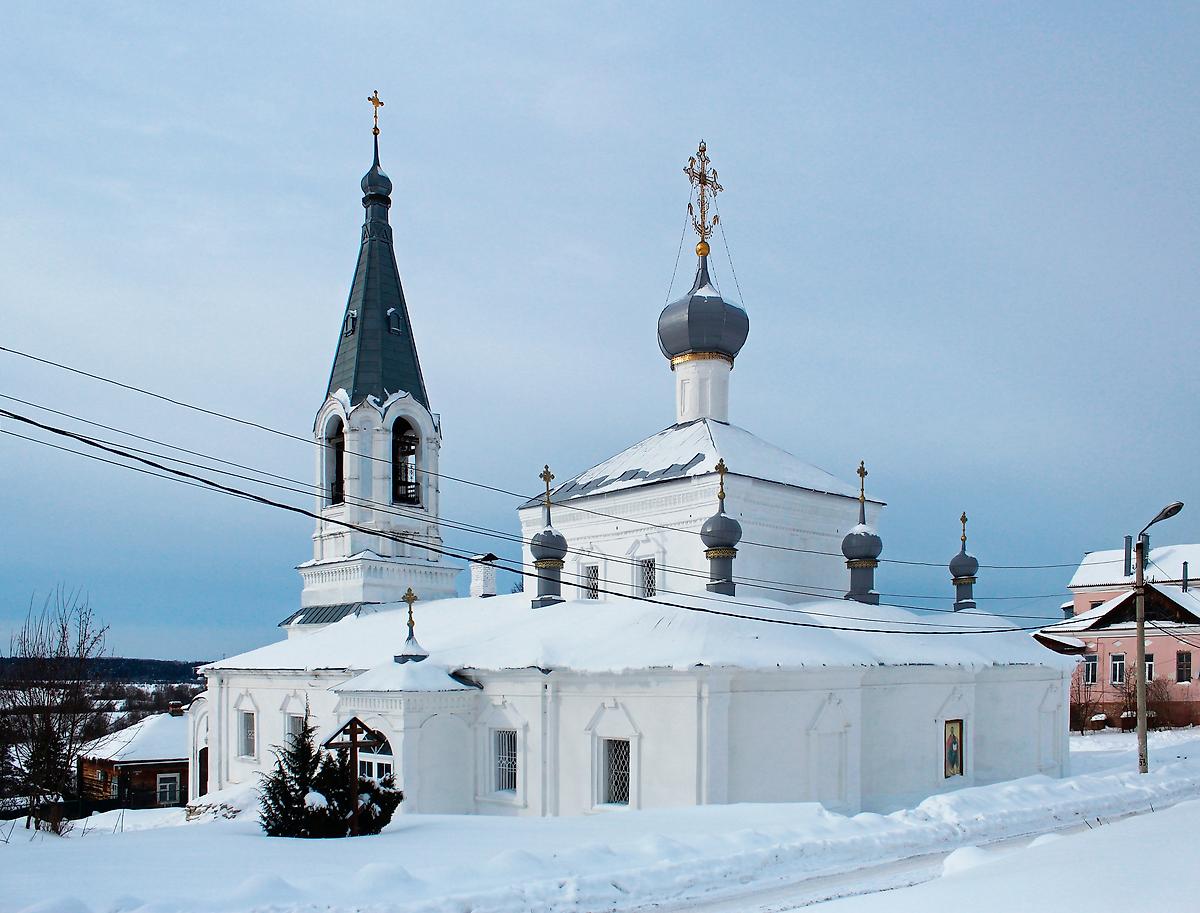 Вид с востока, фасады. Церковь Благовещения Пресвятой Богородицы, Касимов (Касимовский район и г. Касимов, Рязанская область)