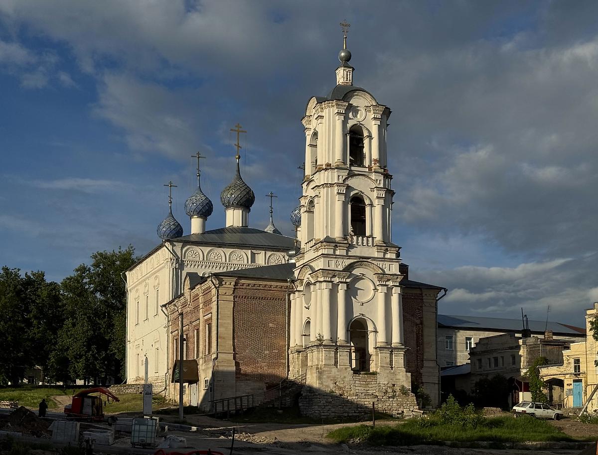 Вид с запада, фасады. Церковь Успения Пресвятой Богородицы, Касимов (Касимовский район и г. Касимов, Рязанская область)