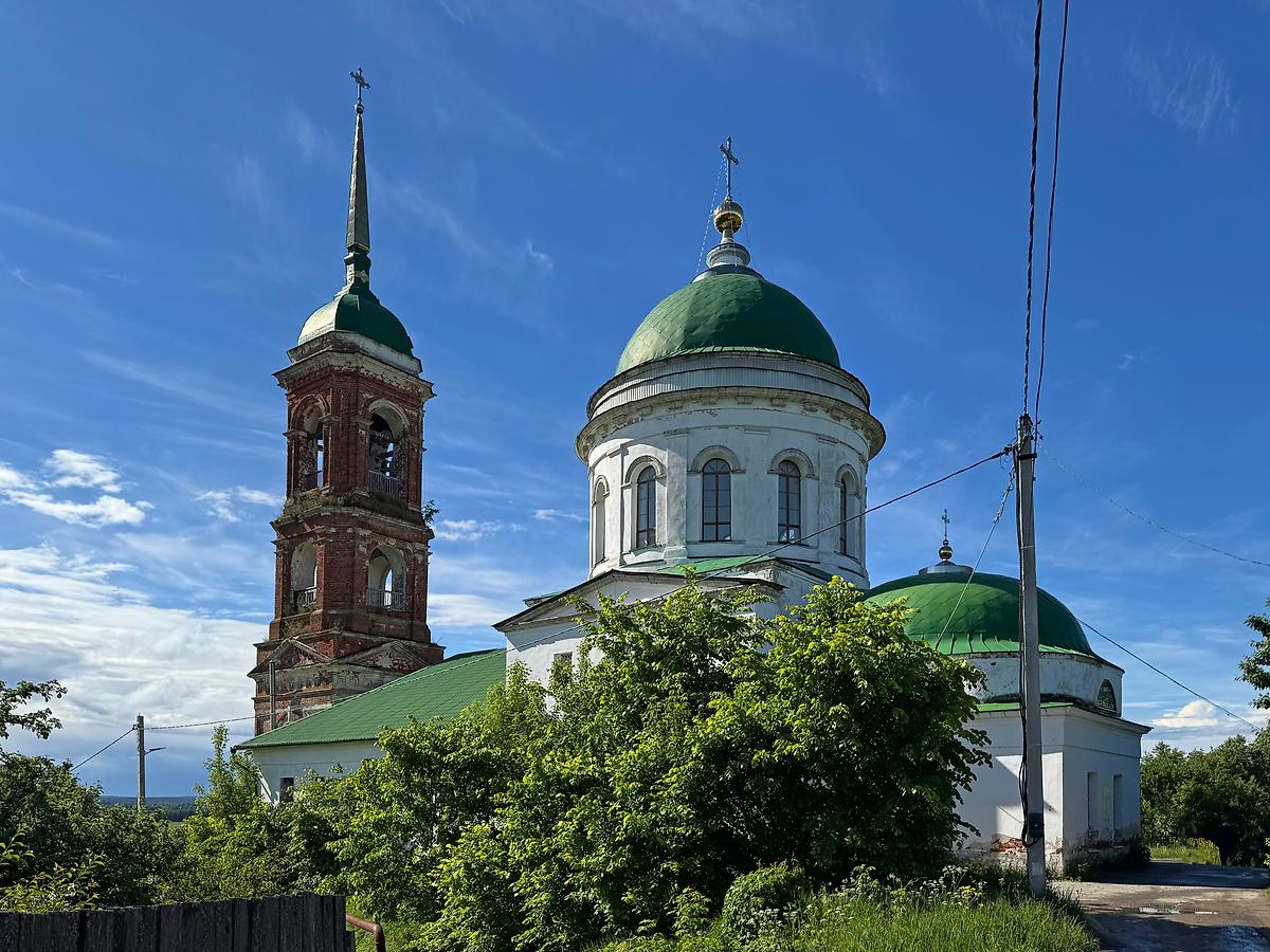 Вид с юго-востока, фасады. Церковь Илии Пророка на Старом посаде, Касимов (Касимовский район и г. Касимов, Рязанская область)