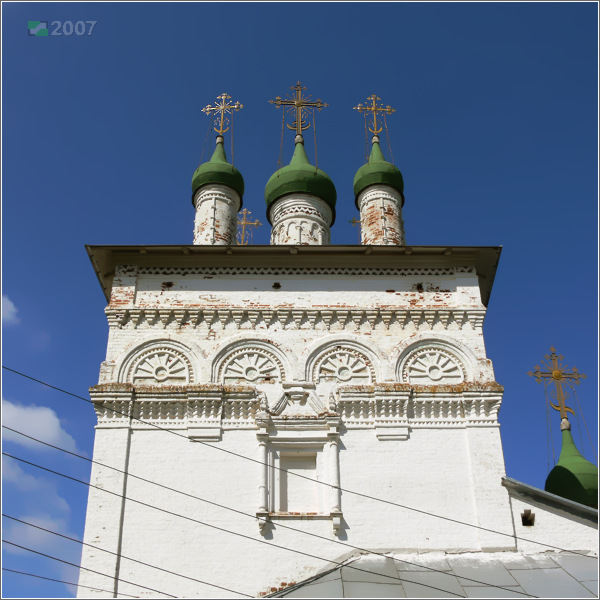 Церковь Богоявления Господня, Касимов (Касимовский район и г. Касимов, Рязанская область). архитектурные детали, Основной объем, южный фасад
