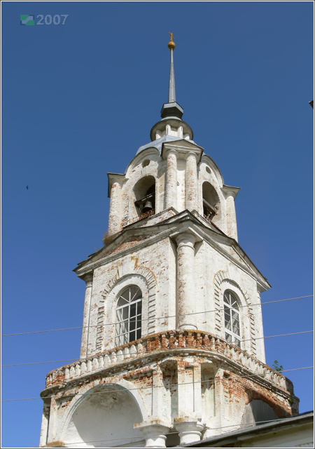 Касимов. Церковь Богоявления Господня. архитектурные детали, Колокольня, вид с юго-востока