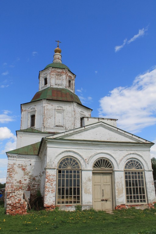Церковь Преображения Господня, Николо-Погост (Городецкий район, Нижегородская область). фасады