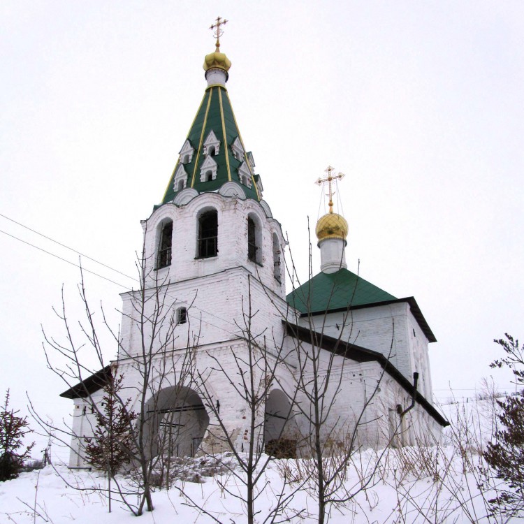 Старая Рязань. Церковь Спаса Преображения (Благовещения Пресвятой Богородицы). фасады, вид с юго-запада