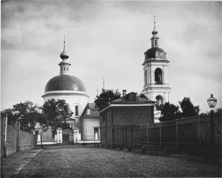 Церковь Ирины (Троицы Живоначальной) в Покровском, Басманный (Центральный административный округ (ЦАО), г. Москва). архивная фотография, Альбом Найденова
