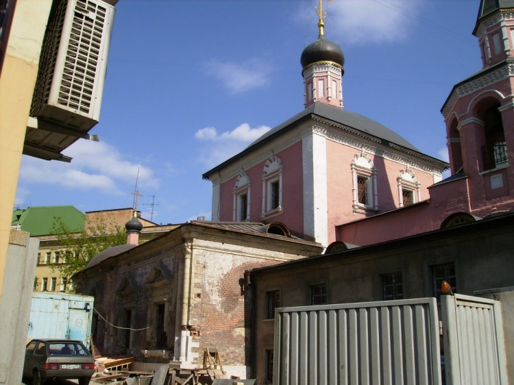 Церковь Георгия Победоносца в Старых Лучниках, Басманный (Центральный административный округ (ЦАО), г. Москва). архитектурные детали