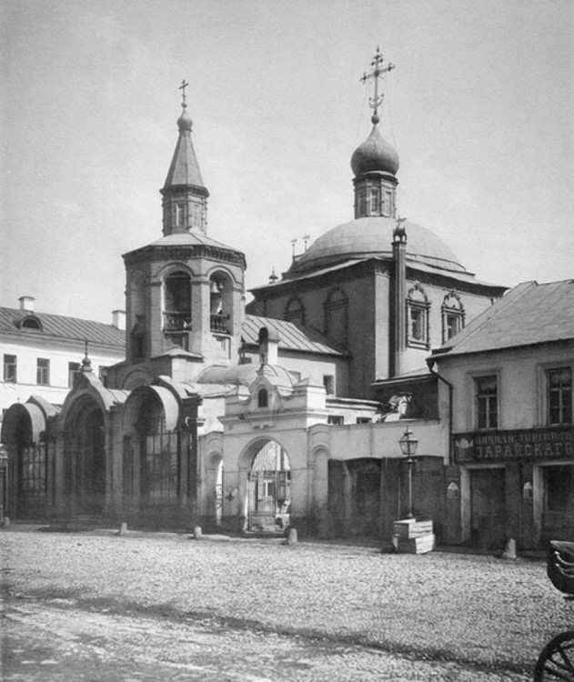 Басманный. Церковь Георгия Победоносца в Старых Лучниках. архивная фотография, Альбом Найденова