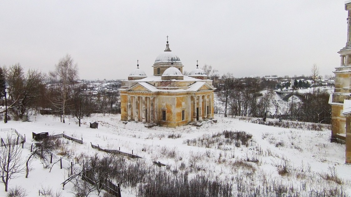 Собор Бориса и Глеба (новый), Старица (Старицкий район, Тверская область). общий вид в ландшафте