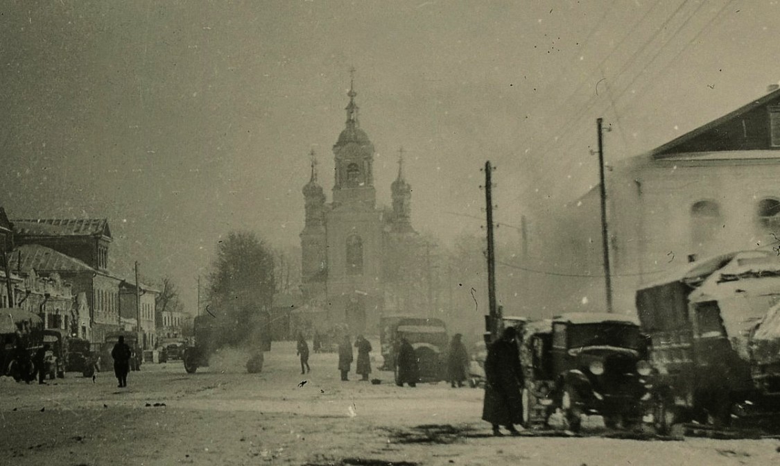 Старица. Церковь Илии Пророка. архивная фотография, Западный фасад. Фото 1941 г. с аукциона e-bay.de