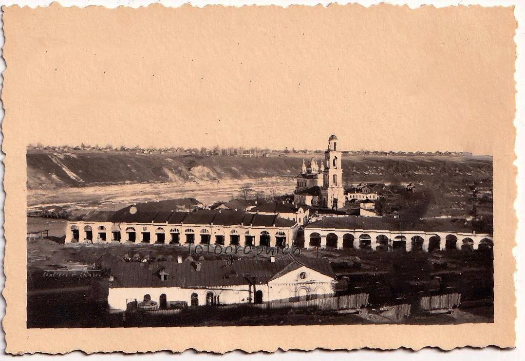 Церковь Николая Чудотворца, Старица (Старицкий район, Тверская область). архивная фотография, Редкий ракурс с западной стороны. Фото 1941 г. с аукциона e-bay.de