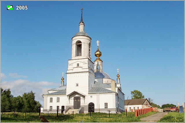 Богослово. Церковь Иоанна Богослова. фасады, Западный фасад