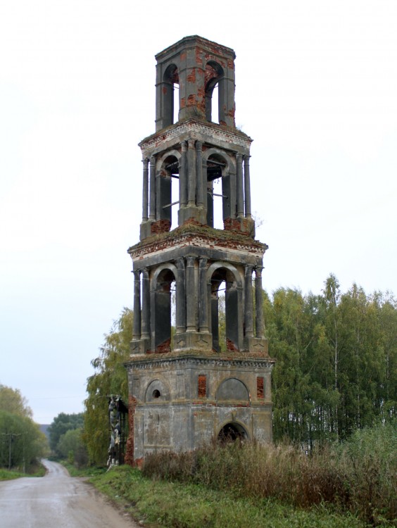 Колокольня церкви Воскресения Христова, Городище (Юрьев-Польский район, Владимирская область). фасады
