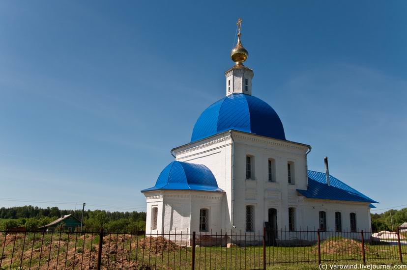 Федосьино. Церковь Рождества Пресвятой Богородицы. фасады