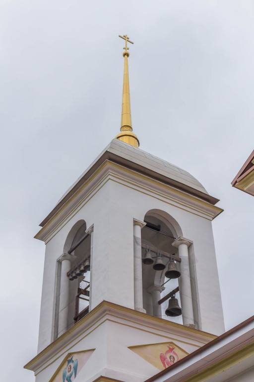 Боровск. Церковь Спаса Преображения. архитектурные детали, Завершение колокольни