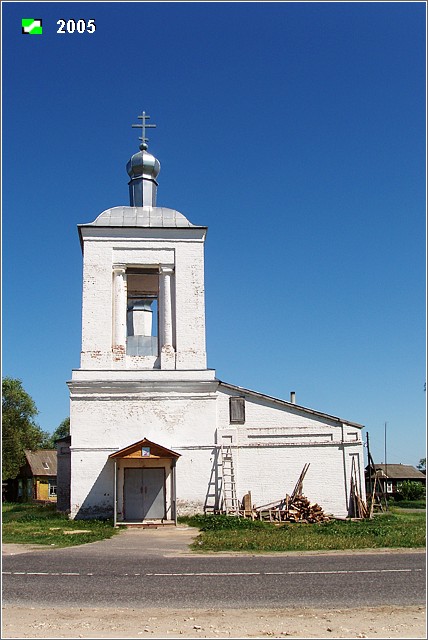 Церковь Михаила Архангела, Архангел (Меленковский район, Владимирская область). фасады, Западный фасад