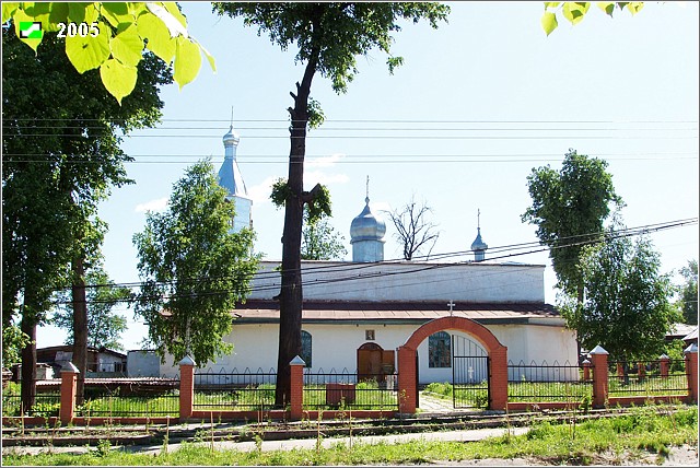 Меленки. Церковь Николая Чудотворца (новая). фасады, Западный фасад