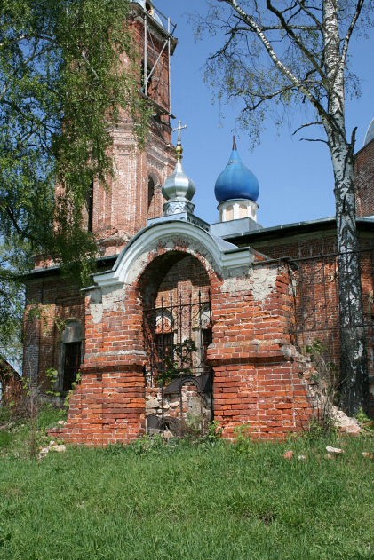 Церковь Преображения Господня, Спас-Темня (Чеховский городской округ, Московская область). архитектурные детали