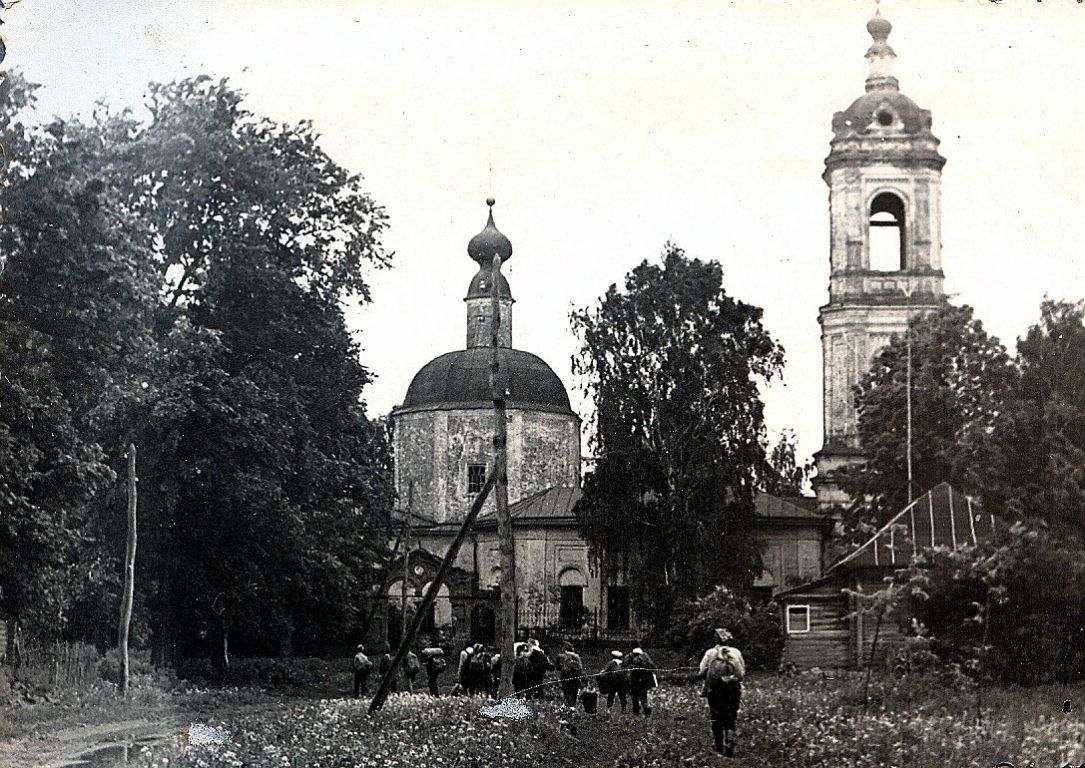 Церковь Преображения Господня, Спас-Темня (Чеховский городской округ, Московская область). архивная фотография, Источник: Музей Чеховского лицея №4