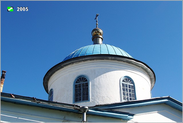 Приклон. Церковь Михаила Архангела. фасады, Завершение основного объема