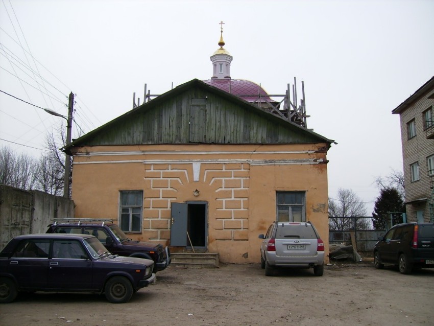 Церковь Воздвижения Креста Господня, Боровск (Боровский район, Калужская область). фасады, Вид  с  запада