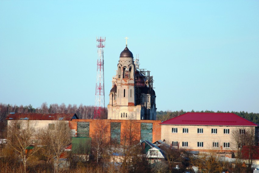 Собор Покрова Пресвятой Богородицы, Боровск (Боровский район, Калужская область). дополнительная информация, Вид со стороны села Высокого