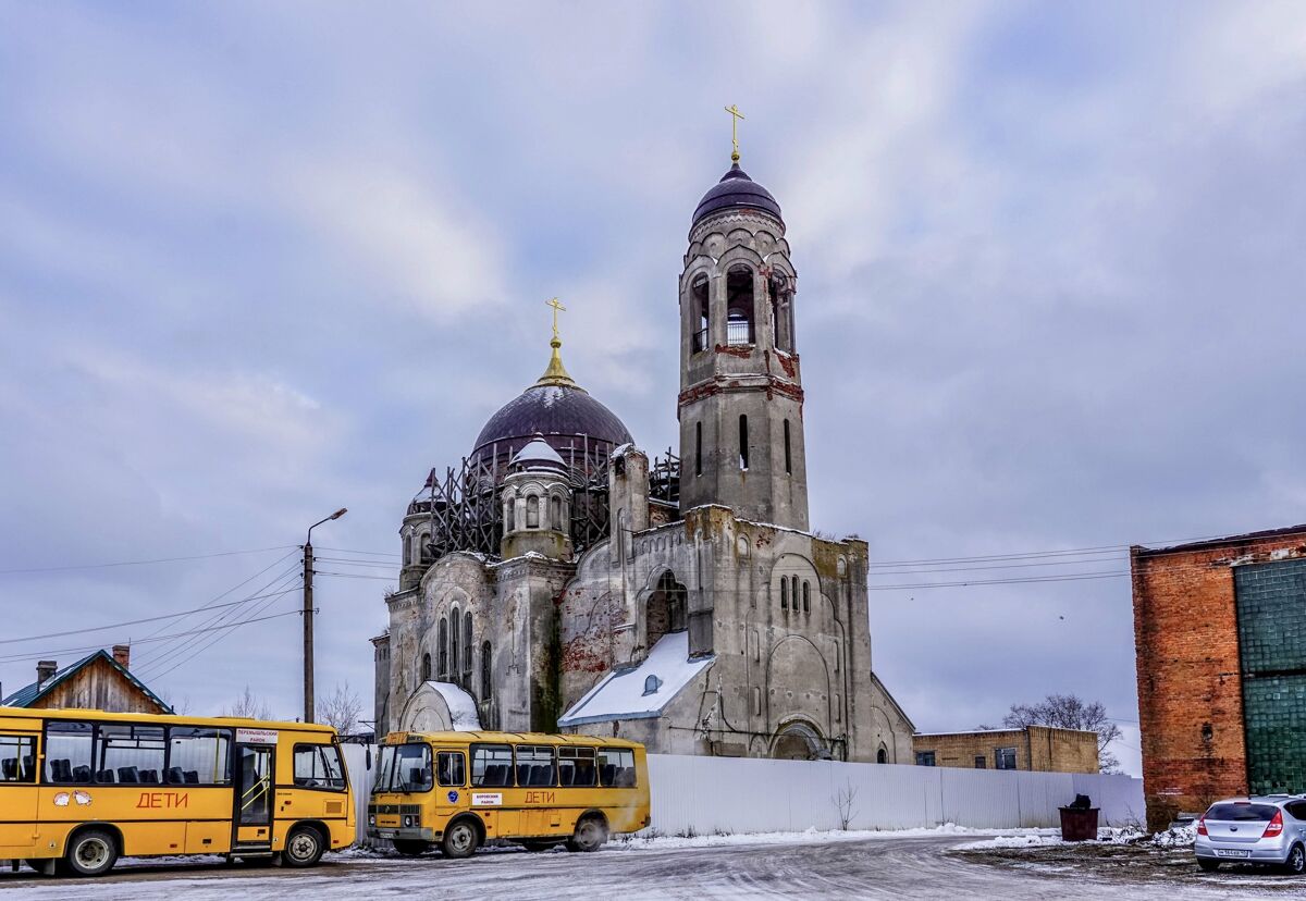 Собор Покрова Пресвятой Богородицы, Боровск (Боровский район, Калужская область). фасады