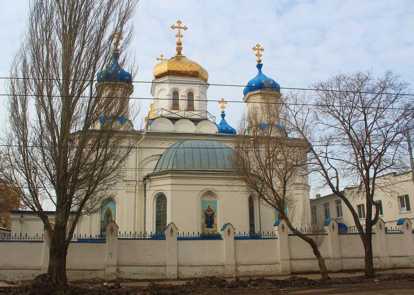 Кафедральный собор Покрова Пресвятой Богородицы, Самара (Самара, город, Самарская область). фасады, Вид с востока, с улицы Братьев Коростелевых
