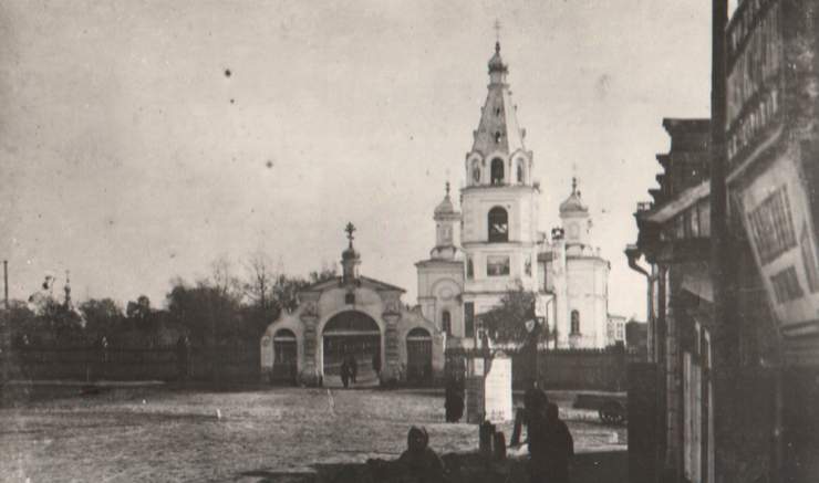 Кафедральный собор Покрова Пресвятой Богородицы, Самара (Самара, город, Самарская область). архивная фотография, Фотография примерно 1905 года. Источник - сайт 