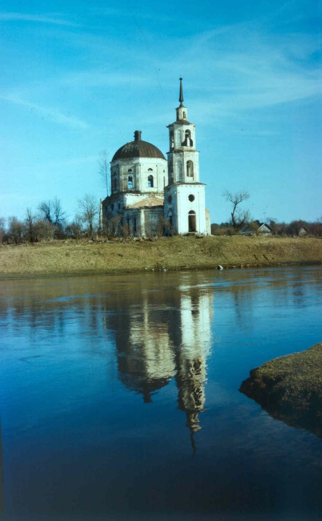 Бабье. Церковь Николая Чудотворца. фасады, 1994