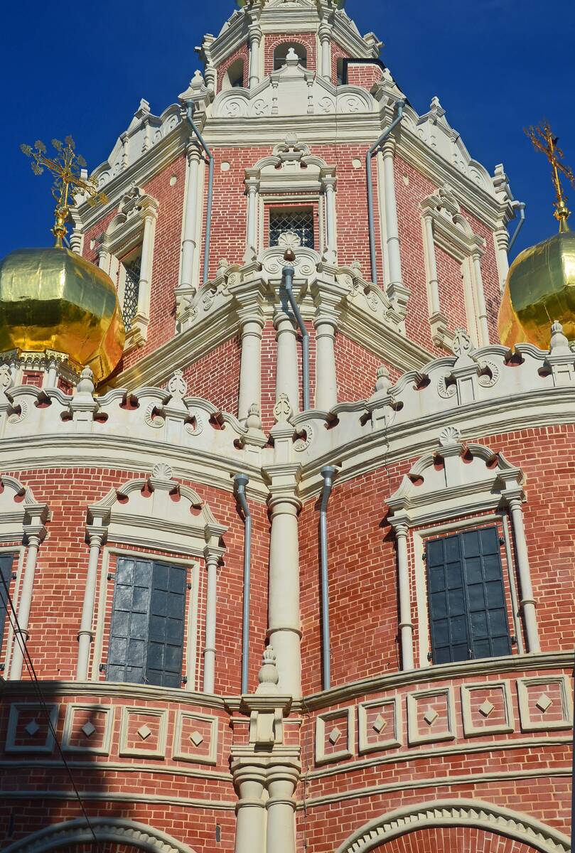 Церковь Покрова Пресвятой Богородицы в Филях, Фили-Давыдково (Западный административный округ (ЗАО), г. Москва). архитектурные детали