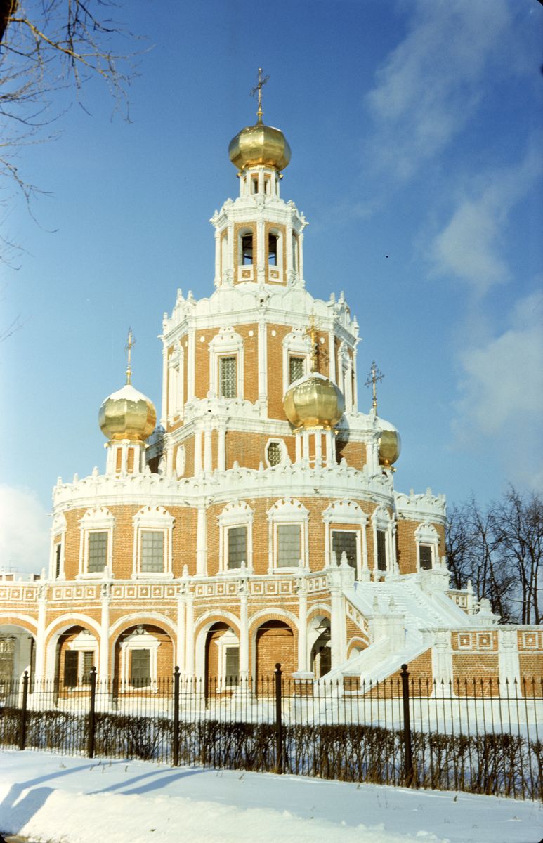 фасады. Церковь Покрова Пресвятой Богородицы в Филях, Фили-Давыдково (Западный административный округ (ЗАО), г. Москва)