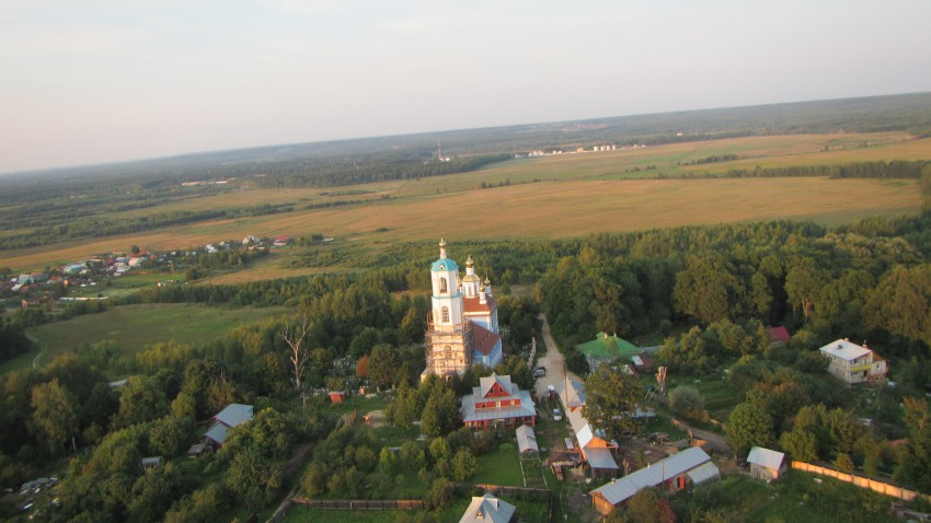 Борисоглеб. Церковь Казанской иконы Божией Матери. общий вид в ландшафте, АэРО фото 