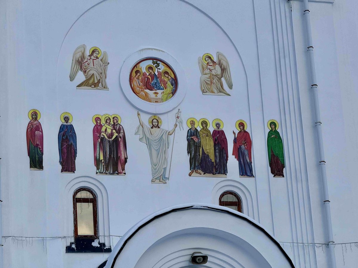 архитектурные детали. Кафедральный собор Стефана Пермского, Сыктывкар (Сыктывкар, город, Республика Коми)