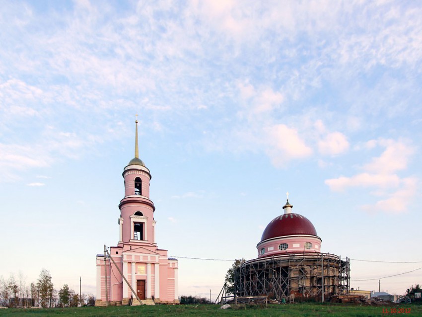 Кашары. Храмовый комплекс. Церкви Митрофана Воронежского и Автонома. документальные фотографии