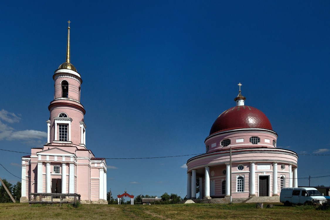 Кашары. Храмовый комплекс. Церкви Митрофана Воронежского и Автонома. фасады