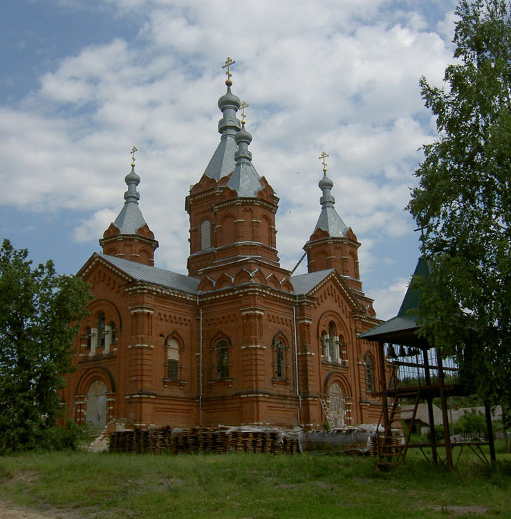 Богородицко-Тихоновский Тюнинский женский монастырь, Тюнино (Задонский район, Липецкая область). фасады, Вид с Ю-З