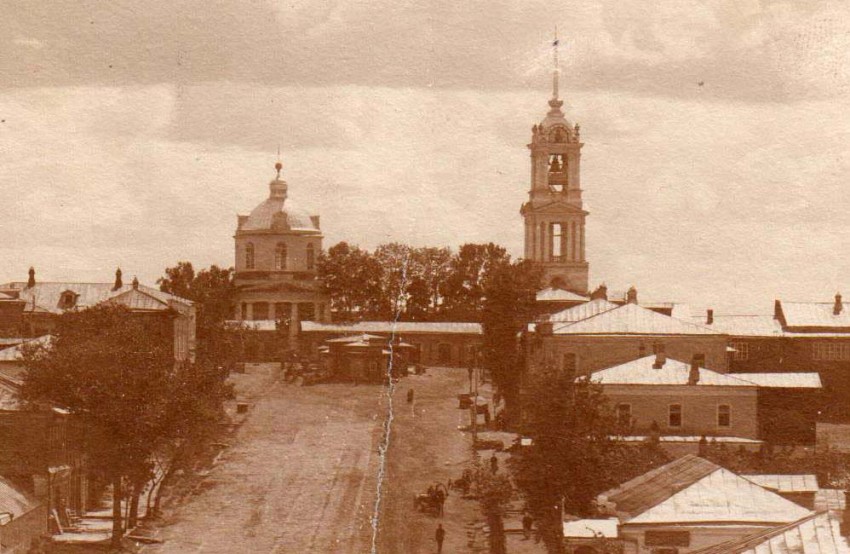 Задонск. Собор Успения Пресвятой Богородицы. архивная фотография, Частная коллекция. Фото 1900-х годов