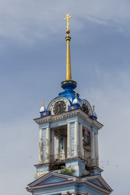 Собор Успения Пресвятой Богородицы, Задонск (Задонский район, Липецкая область). архитектурные детали, Завершение колокольни