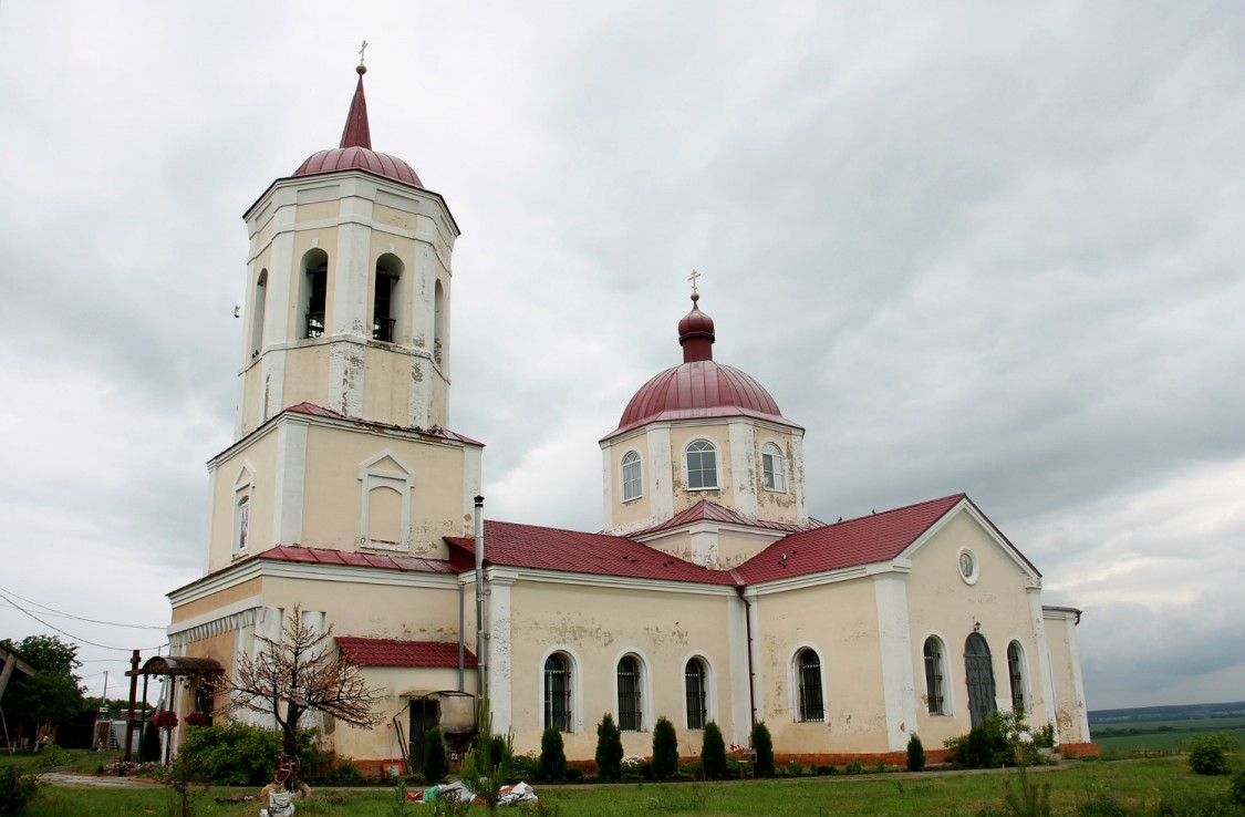 Ксизово. Церковь Николая Чудотворца. фасады, Вид с юго-востока