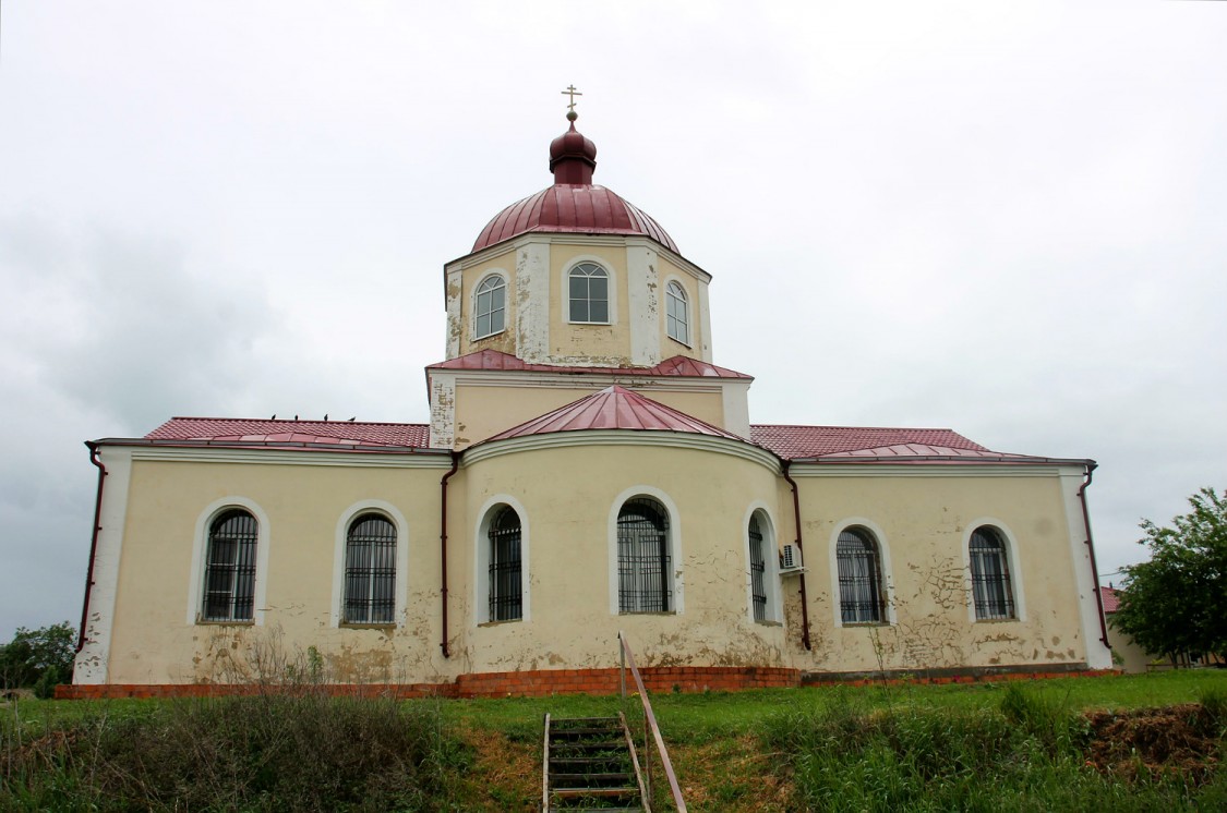 Церковь Николая Чудотворца, Ксизово (Задонский район, Липецкая область). фасады, Восточная часть