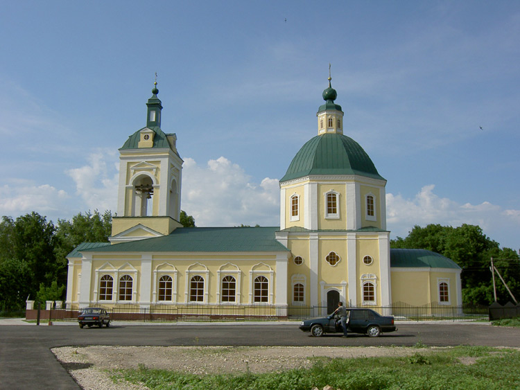 Церковь Богоявления Господня, Паниковец (Задонский район, Липецкая область). фасады