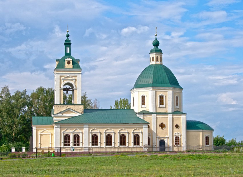 Церковь Богоявления Господня, Паниковец (Задонский район, Липецкая область). фасады