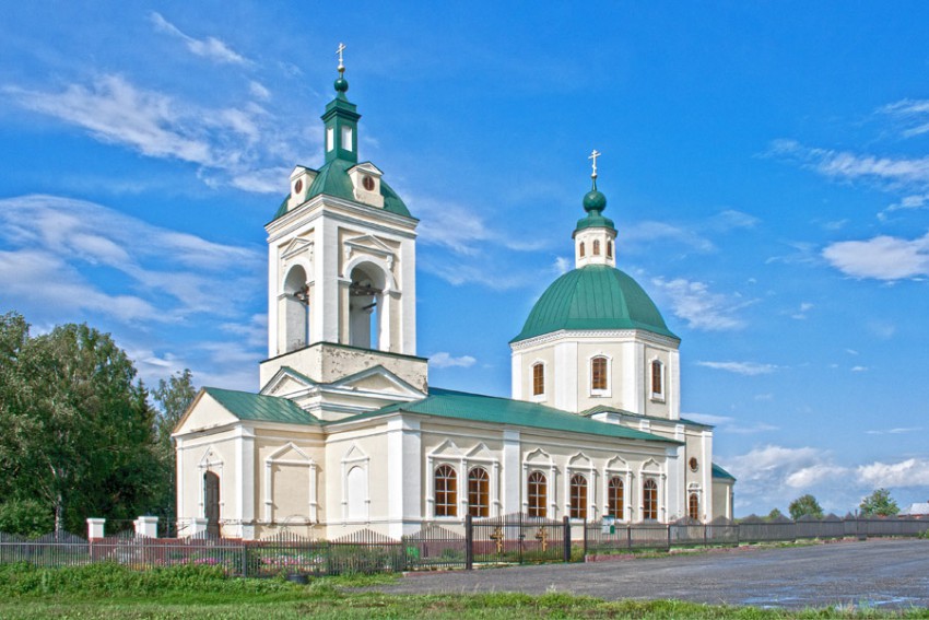 Церковь Богоявления Господня, Паниковец (Задонский район, Липецкая область). фасады