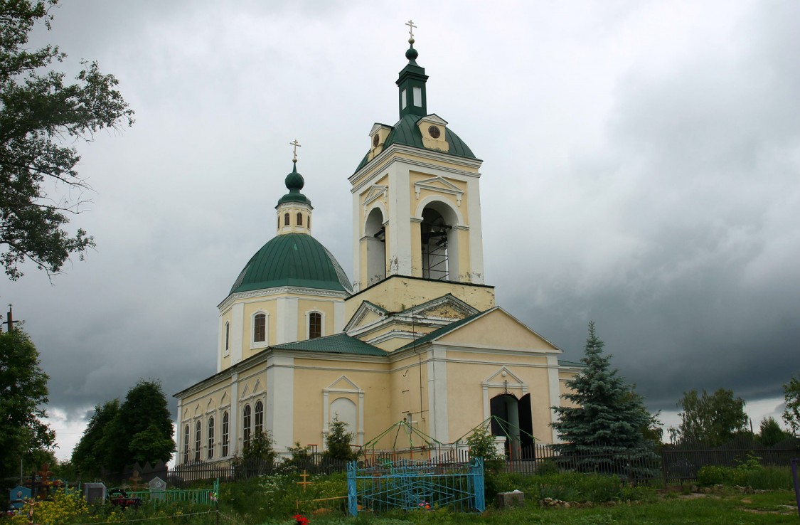 Церковь Богоявления Господня, Паниковец (Задонский район, Липецкая область). фасады, Вид с северо-запада