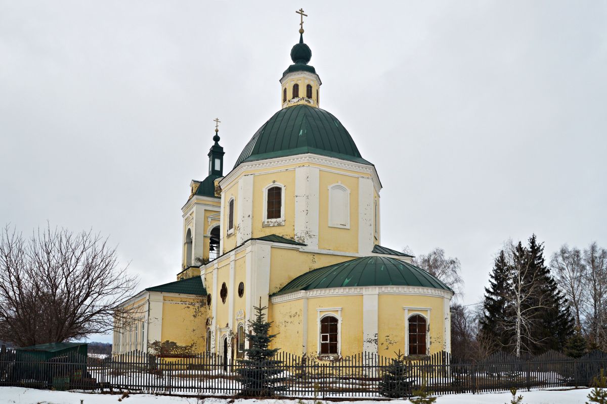 Церковь Богоявления Господня, Паниковец (Задонский район, Липецкая область). фасады