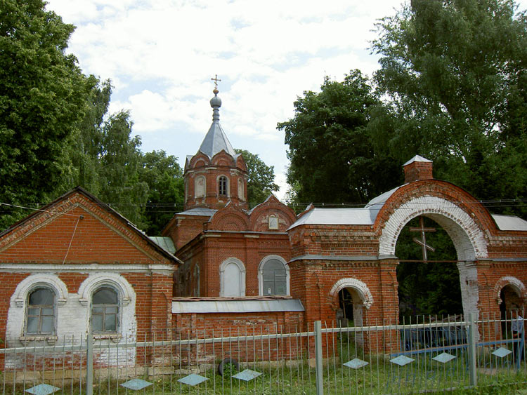 Тюнино. Церковь Казанской иконы Божией Матери (на кладбище). дополнительная информация